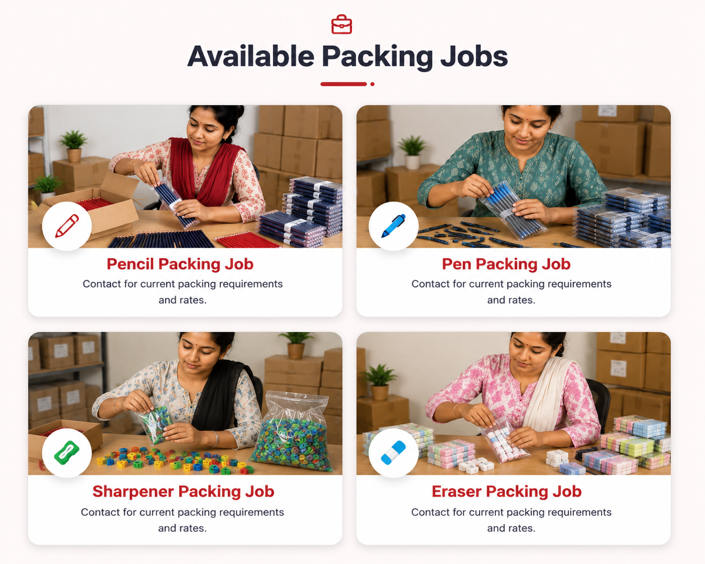 Packing Work